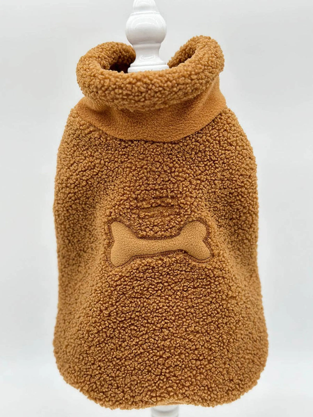 Smoke Sherpa Fleece Dog Sweater | Sablewood