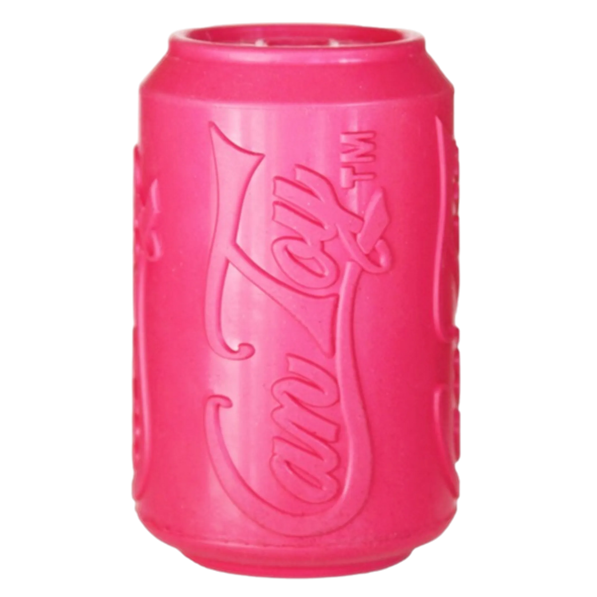 SodaPup Puppy Can Rubber Chew Toy & Treat Dispenser – Pink