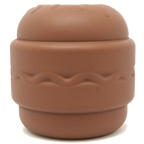 SodaPup Hamburger Rubber Dog Chew Toy & Treat Dispenser